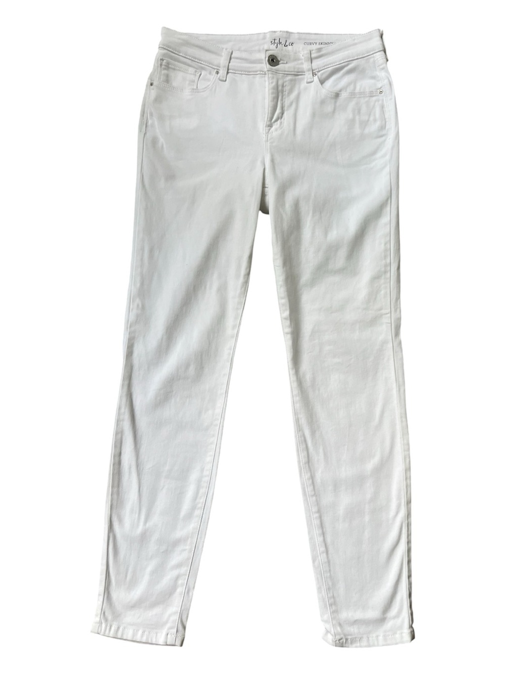 Style & Co. White Skinny Jeans